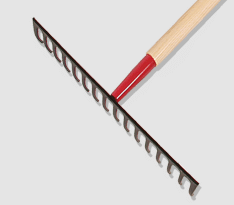 An image depicting a Razorback 16-Tine Level Head Rake.