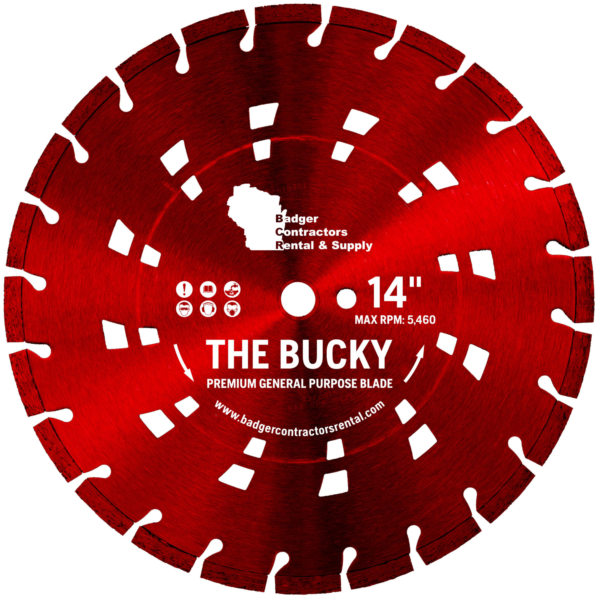 14" Bucky Multi Purpose Diamond Blade Badger Contractors Rental