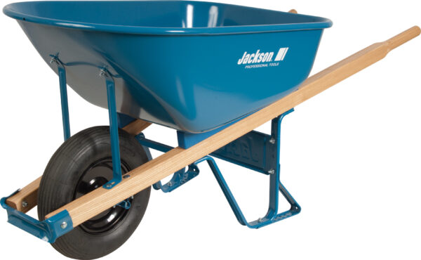 6 CUBIC FOOT JACKSON® STEEL CONTRACTOR WHEELBARROW