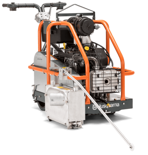 Husqvarna, Self-propelled early entry saw. 1.125in.-2.75in. cut., Blade Diameter 12 in, Power Type Gasoline, Model# SOFF CUT 4000 w/VAC PORT