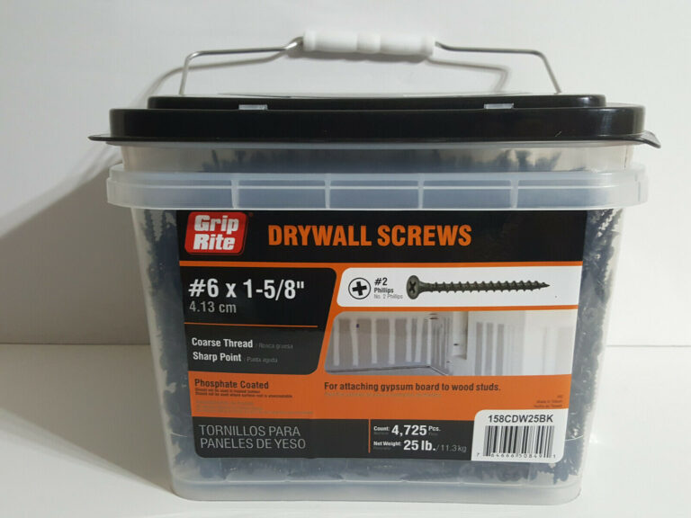 Grip-Rite Drywall Screws Bucket 1-5/8